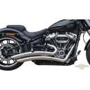 Radial Low Exit Slant Exhaust System Show Chrome