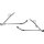 Saddlebag Support Bracket Chrome