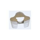 FL Replacement Headlamp Housing Set of Left and Right Chrome-Platet Housings Chrome