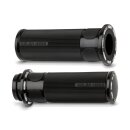 Arlen Ness Fusion billet slot track grips black