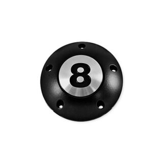 8-Ball Point Cover 5-hole Black Satin