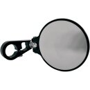 Folding Round Bar End Mirror Black