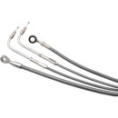 14" Bagger Bar Cable Kit Stainless Steel Clear Coat ABS