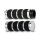 NESS RING LEADER FUSION GRIPS, CHROME