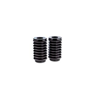 Retro Fork Boots Black Diamond Cut Anodized