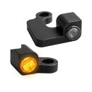 NANO Series LED Turn Signals Black Anodized Smoke LED