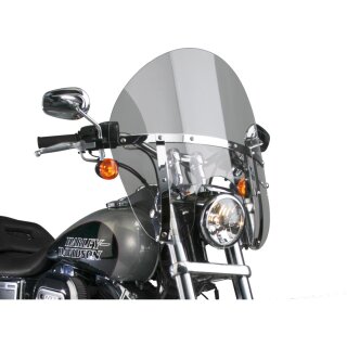 Switchblade Chopped Quick Release Windshield Light Smoke