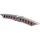 X-Wing LED Taillight Chrome Chrome LED