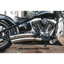 Outline Radial Low Exit Exhaust System Chrome Satin