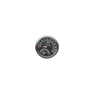 Fat Bob Speedo/Tacho Combi Instrument Scale: 220 km/h; Scale Color: black; Ratio 2:1