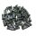 Spoke nipples (40 )chrome M4, 5mm