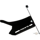 Switzerland Long License Plate Side Mount Kit Flat Black Satin