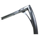 430 Extra Tall Flow Bar Super Fat Road Glide Handlebar with 1 1/4" Clamp Diameter 1,4" Raw Throttle By Wire