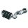 Tour-Tech Cruise Mounts with Dually ISO-Pegs Short Arm Chrome