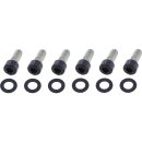 Exhaust Screw Kits Gloss Black Powder Coated