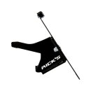 Germany Short License Plate Side Mount Kit Flat Black Satin