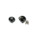 Skull Lockable Gas Cap Left side cap only (Non-Vented) Black