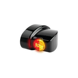 NANO Series Winglets 3in1 LED Turn Signals/Taillight/Brake Light Black Anodized Smoke LED