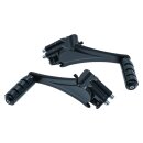 Adjustable Passenger Pegs Black