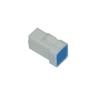 JST 6-Position Receptacle White