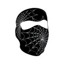 Glow In The Dark, Spider Web Neoprene Full Face Mask