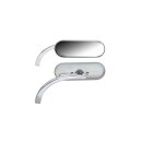 Mini-Oval Micro Mirror Chrome