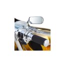 Mini-Oval Micro Mirror Chrome