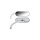 Mini-Oval Micro Mirror Chrome