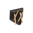 Solo Swingarm Saddle Bag with Front Wide Strap Rustic...