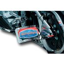 Curved Horizontal Side Mount License Plate Kit Chrome