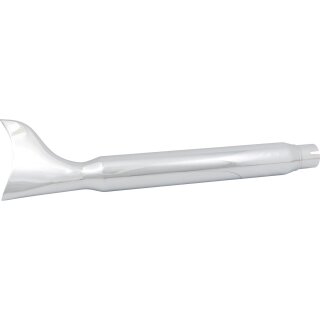 Fishtail Muffler Chrome