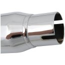 Fishtail Muffler Chrome