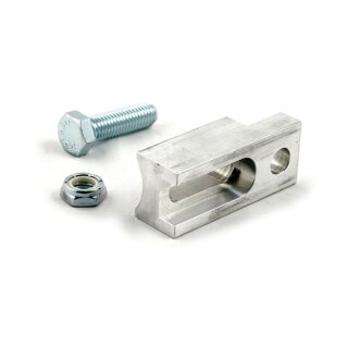 Ness, custom headlamp bracket. Chrome