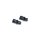 PEG ADAPTERS, H-D MALE MOUNT, BLACK Peg Adapters Smooth Gloss Black