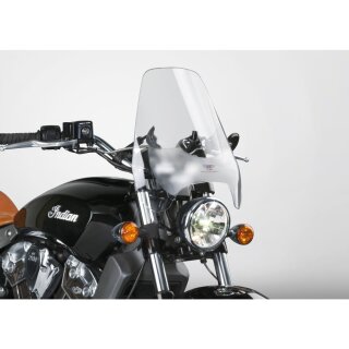 Deflector Quick-Set Windshield U-clamp mount Clear