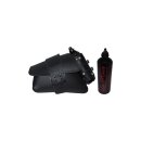 Solo Swingarm Saddle Bag with Bottle Black Left