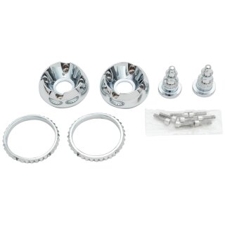 Transformer Grip End Caps Chrome