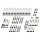 Drivetrain Screw Kits Kit includes screws for Primary Cover, Sprocket Cover, Gearcase Cover, Derby Cover, Timer Cover, Inspection Cover, Lifterbase, Rockerboxes Black Powder Coated
