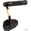Victory LED Turn Signal Bar End Mirror Black, Anodized