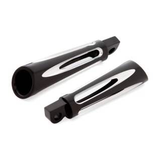 DEEP CUT MALE FOOTPEGS, BLACK