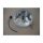 7" H4 Headlight Insert with Clear Lens and Parking Light With parking light Chrome Clear