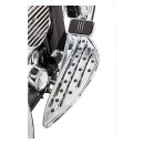 Arlen Ness, 83-17 Deep Cut rider floorboards. Chrome