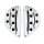 Arlen Ness, Deep Cut passenger floorboards. Chrome