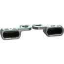 Stripe LED Blinker Aluminium Polished Light Smoke LED
