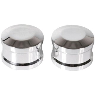 Rear Axle Cover Set Aluminium Polished