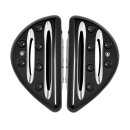 Arlen Ness, Deep Cut passenger floorboards. Black