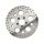 5-Hole Brake Rotor Stainless Steel 11,8" Polished Rear