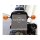 Fat Bob License Plate Bracket Kit with Brake-/Taillight and License Plate Light Black Powder Coated