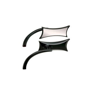 Four Point Micro Mirror Black, Powder Coated