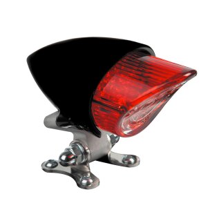 Bullet LED Taillight without Mounting Bracket Black LED